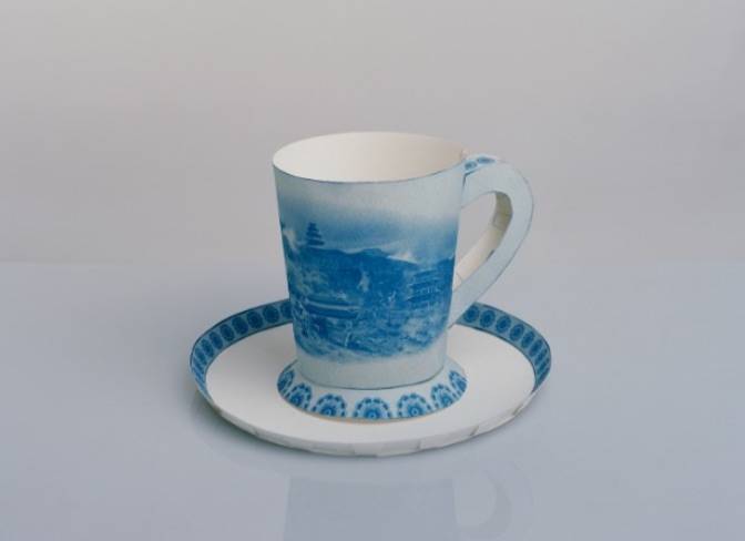 The Fan Chon Hoo, Blue and White Collection, Article#11-Chamber Pot. Copyright and courtesy the artist and Fountain